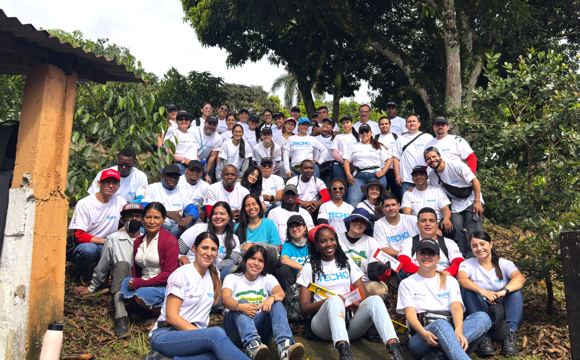 TECHO apoya a comunidades en Colombia.