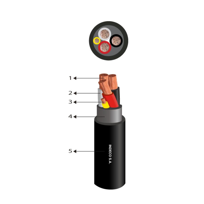NPT 0,6/1 kV; AWG; with insulated ground conductor